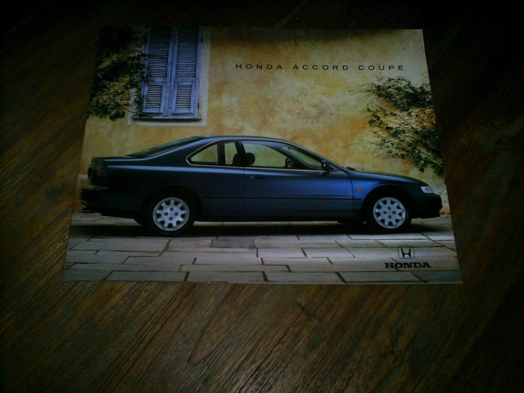 Honda Accord Coupe 1997 12 pag., Verzenden, Zo goed als nieuw, Honda