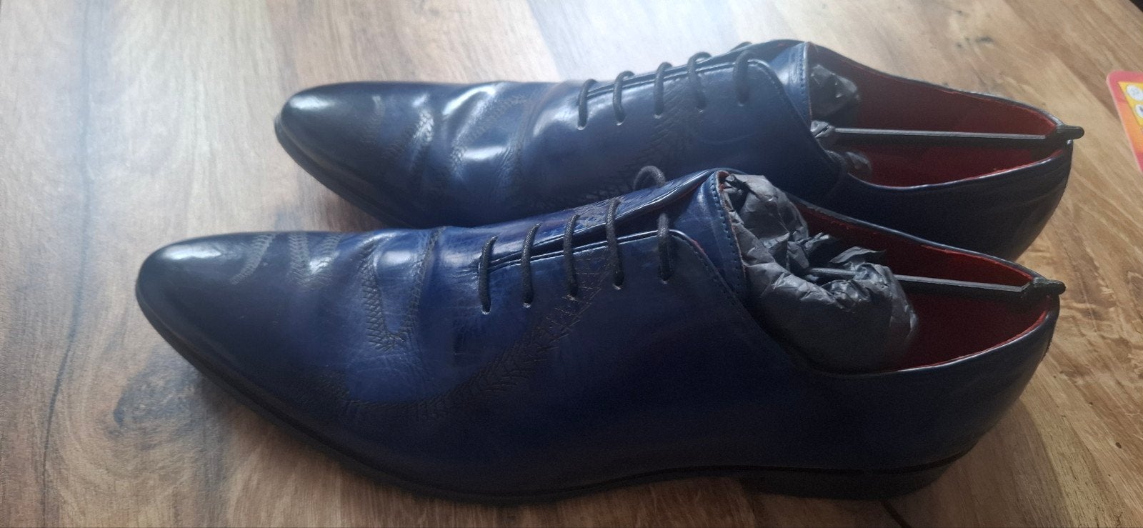 Melvin en Hamilton Toni e-blue veterschoenen maat 45, Ophalen of Verzenden, Zo goed als nieuw, Blauw