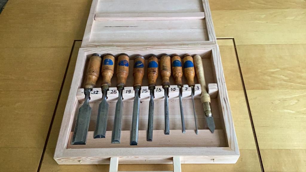 Houtbeitels, Doe-het-zelf en Verbouw, Gereedschap | Handgereedschap, Ophalen of Verzenden, Zo goed als nieuw