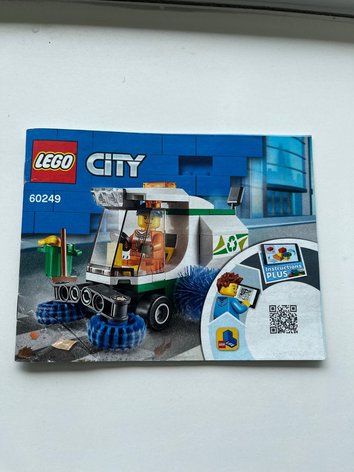 Lego City Straatveger 60249 met minifiguur en instructies, Kinderen en Baby's, Speelgoed | Duplo en Lego, Lego, Ophalen of Verzenden