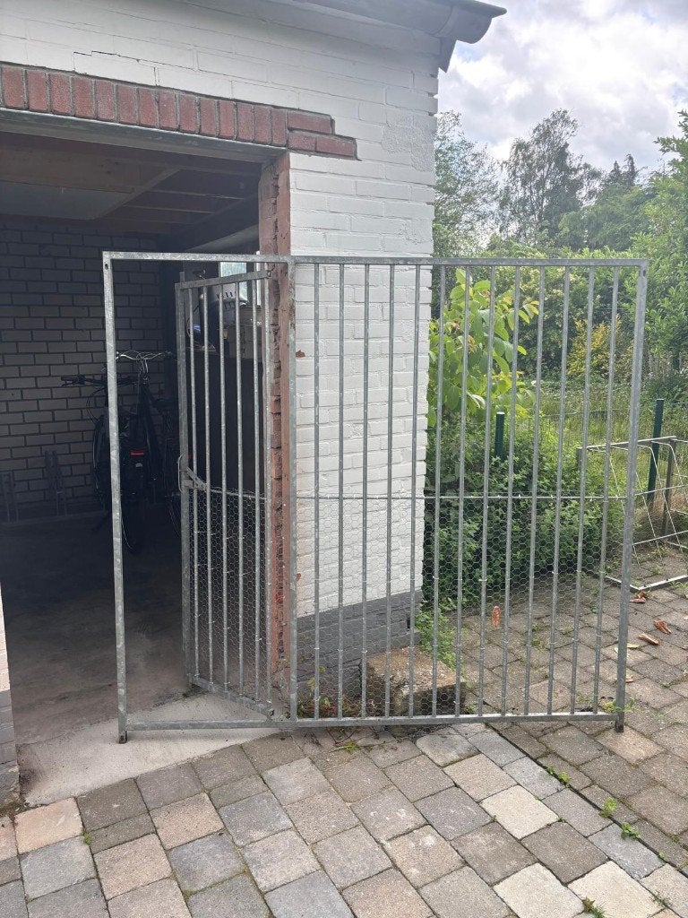 Kennelpaneel met deur 200x180 cm – degelijk, Ophalen, Hondenkennel, 100 cm of meer, 110 cm of meer