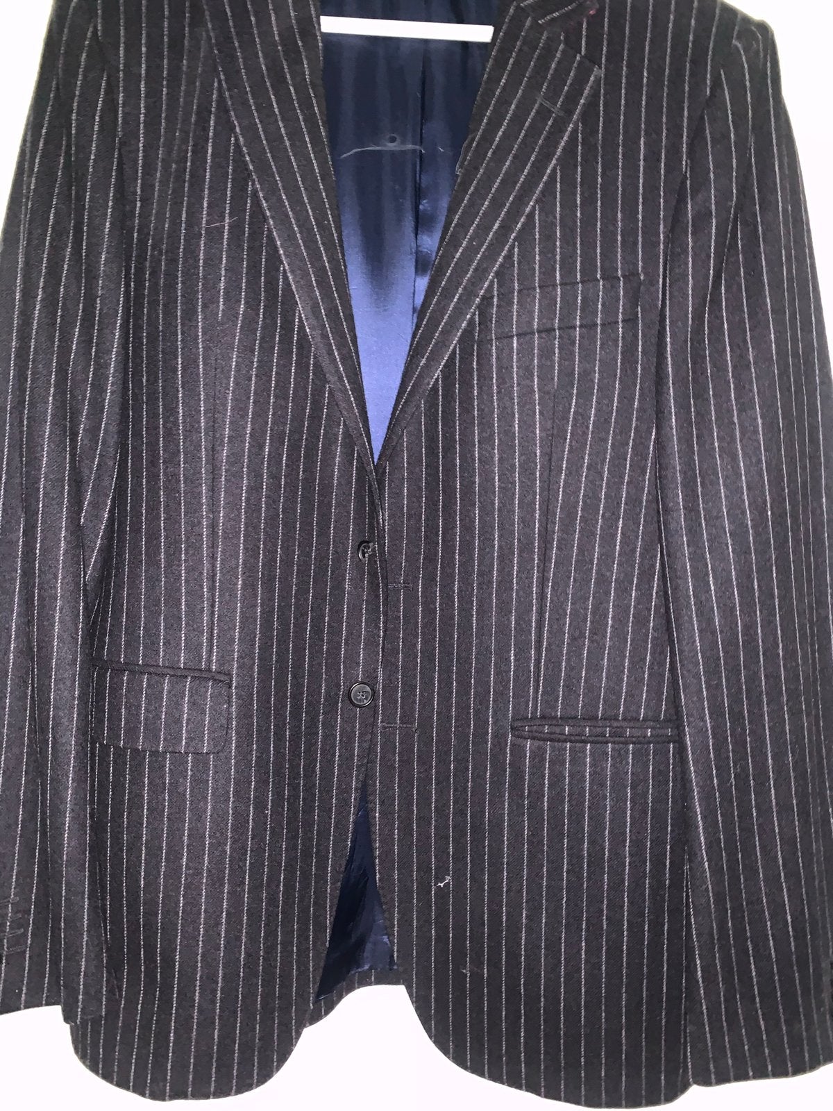 Heren kolbert met krijtstrepen - Zo goed als nieuw, Kleding | Heren, Ophalen of Verzenden, Zo goed als nieuw, Maat 52/54 (L)