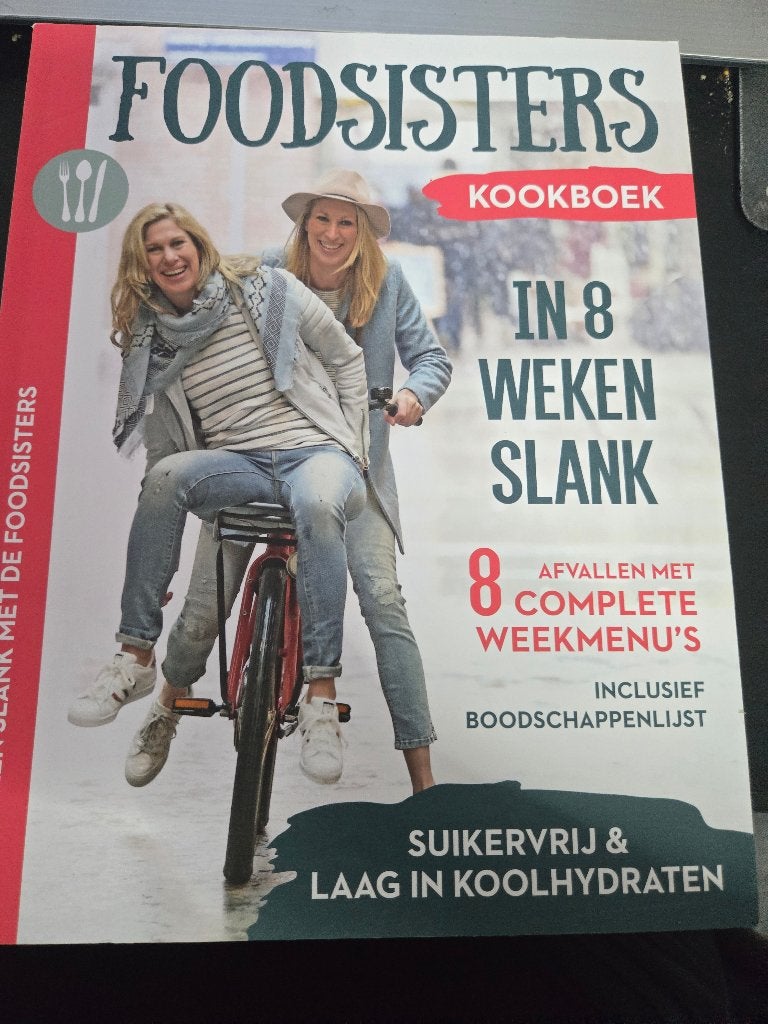 kookboek Foodsisters - In 8 weken slank ZGAN, Boeken, Kookboeken, Ophalen, Janneke en Amande Koeman, Gezond koken, Zo goed als nieuw