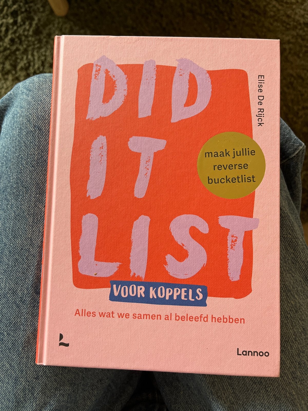 Did It List Voor Koppels - Elise De Rijck, Boeken, Ophalen of Verzenden, Zo goed als nieuw