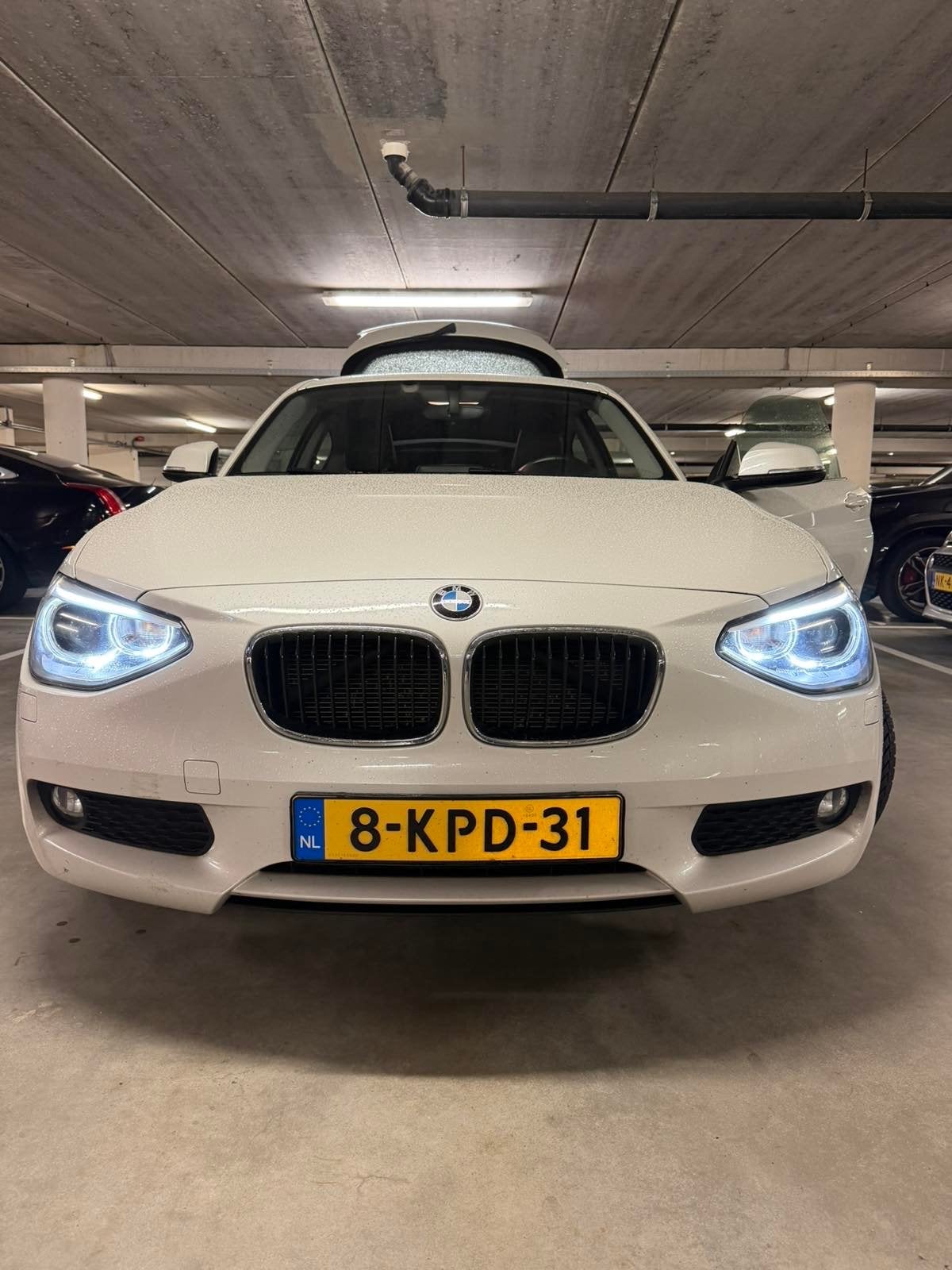 BMW 1-Serie 114I 75KW 3-DR 2013 145000 km, Auto's, 1-Serie, Achterwielaandrijving, 4 cilinders, Wit