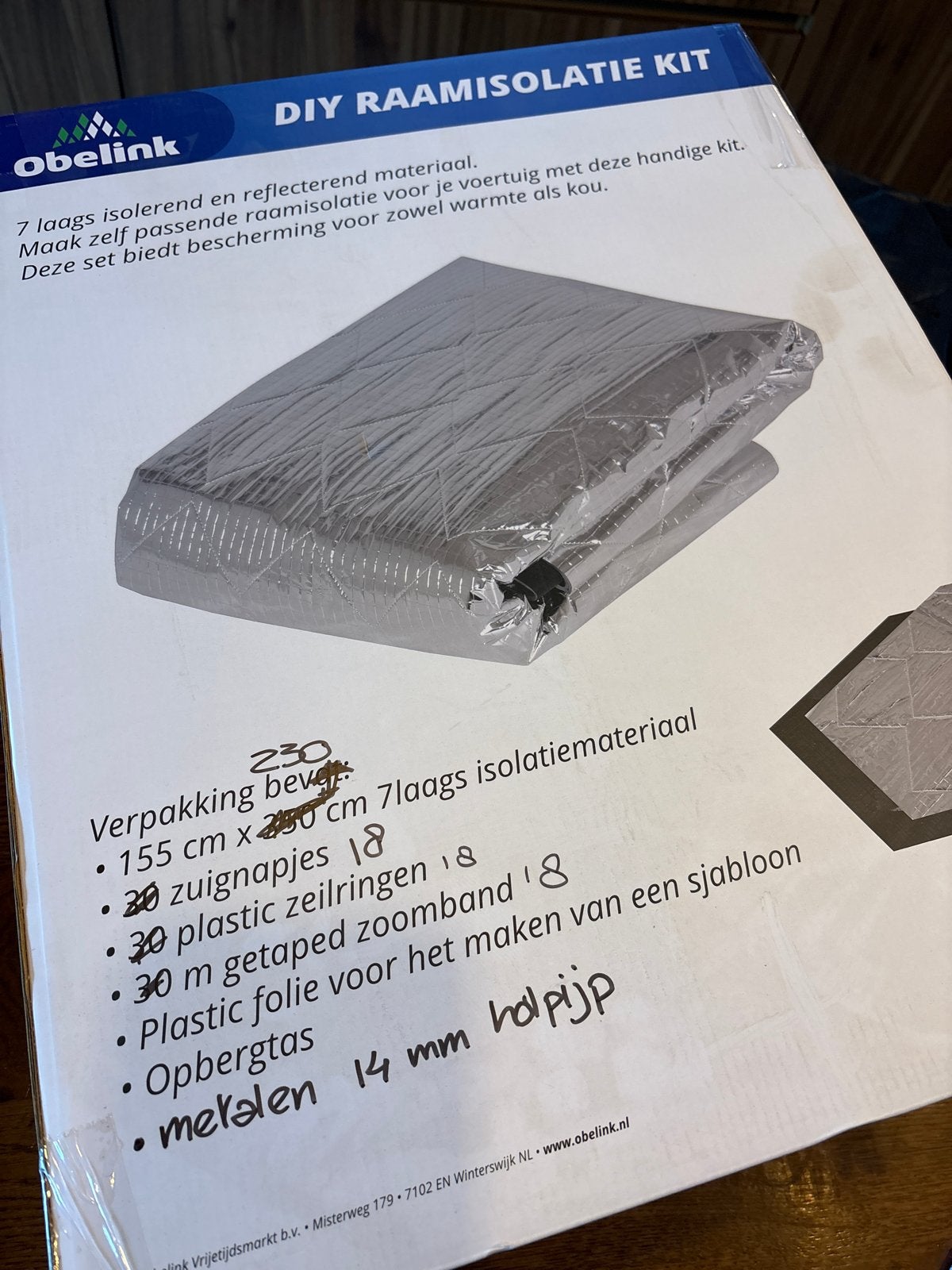 Rest van Obelink DIY Raamisolatie Kit met holpijp, Caravans en Kamperen, Ophalen of Verzenden, Nieuw