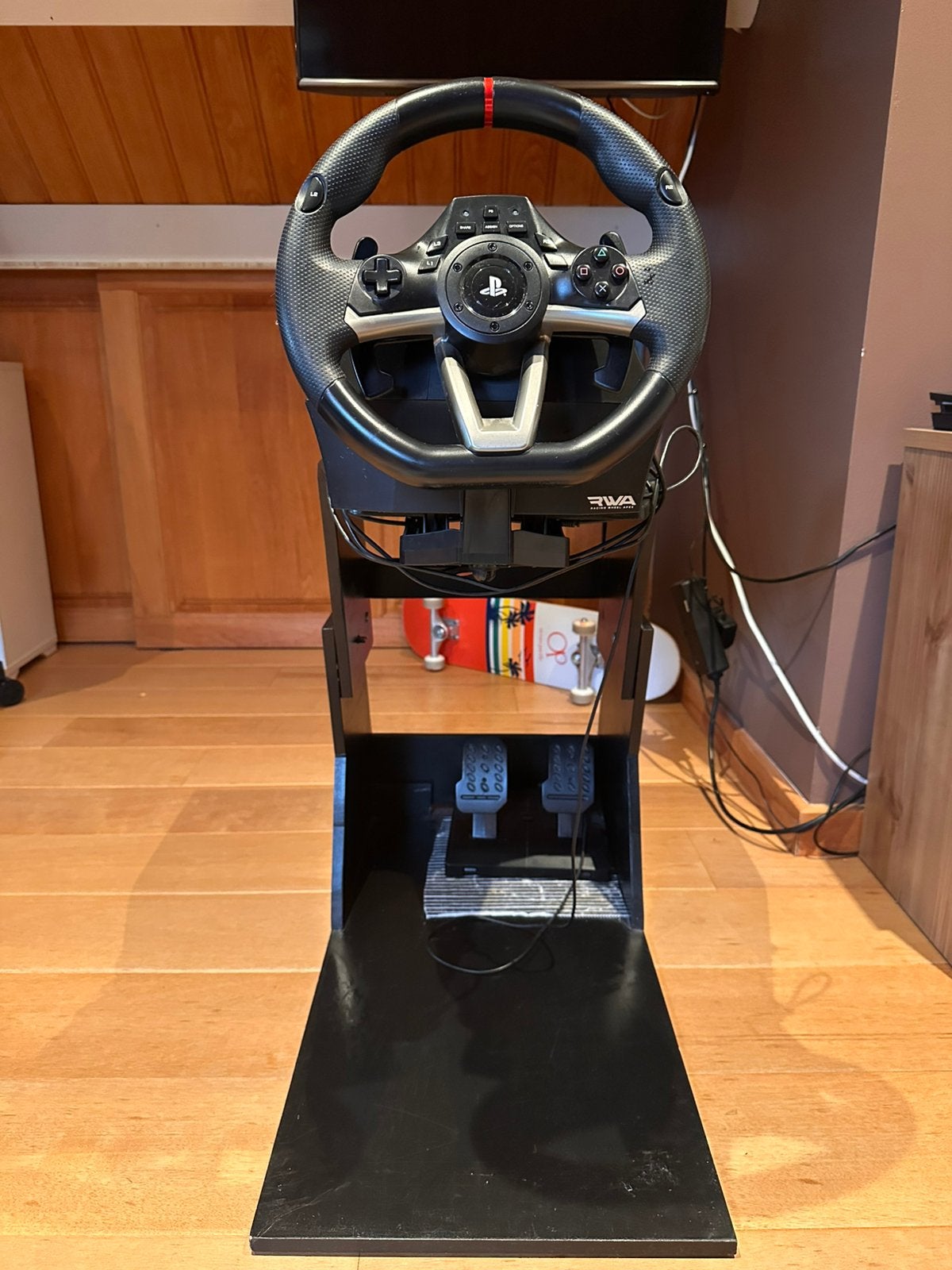Ps4 stuur,pedalen, standaard en 2 race spellen, Ophalen of Verzenden, Zo goed als nieuw