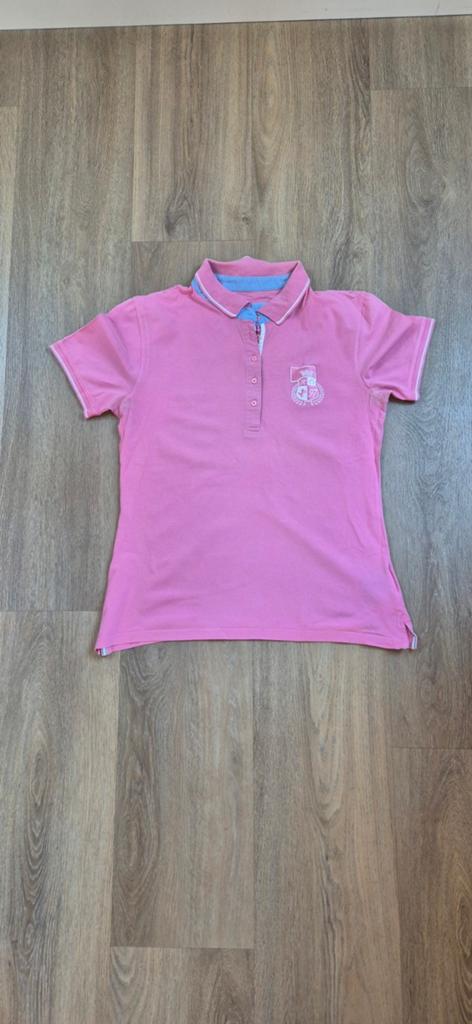 Roze polo, human nature, maat L, Maat 38/40 (M), Ophalen of Verzenden, Korte mouw, Roze