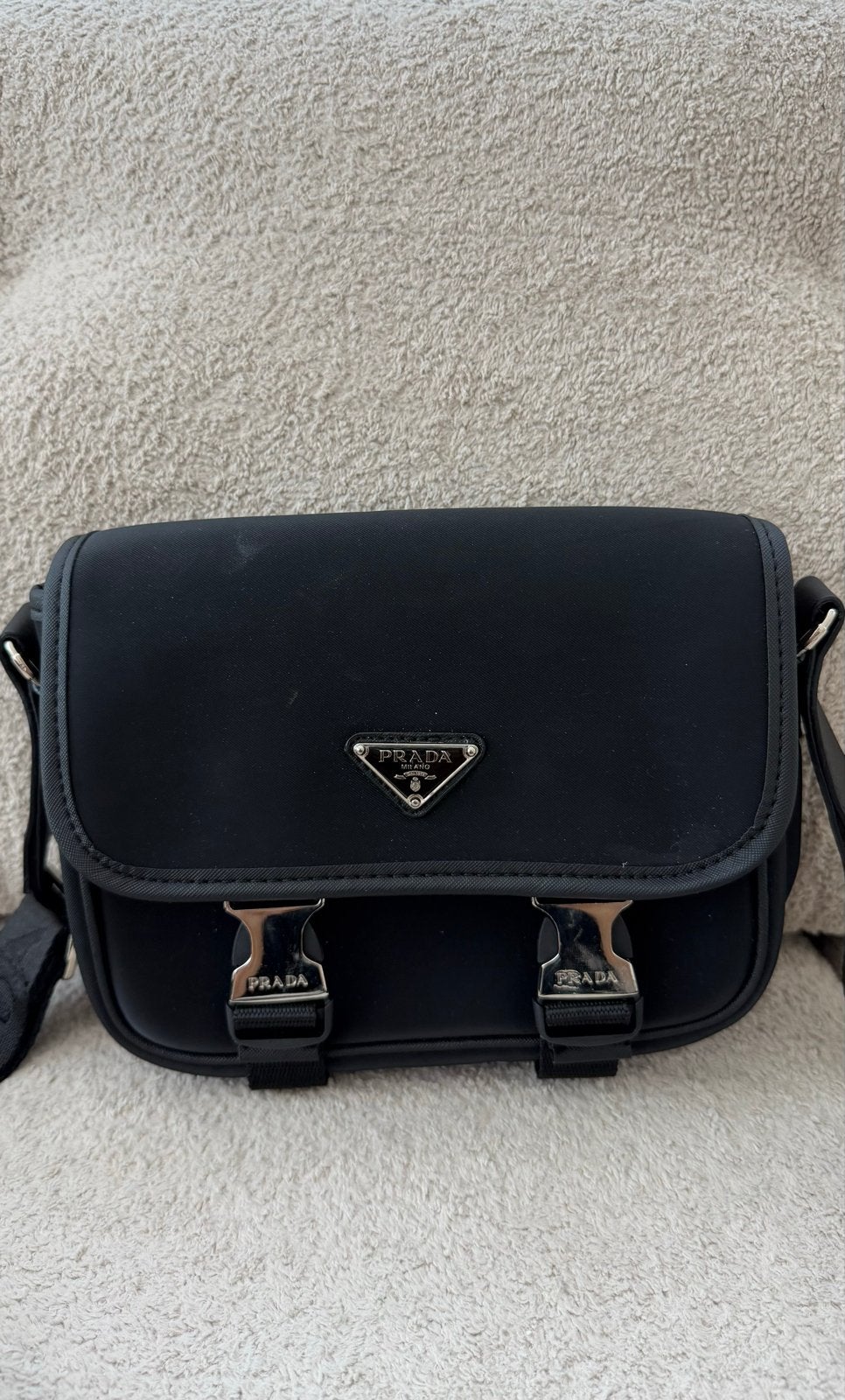 Prada schoudertas met portemonnee, Ophalen of Verzenden, Nieuw, Zwart, Overige merken