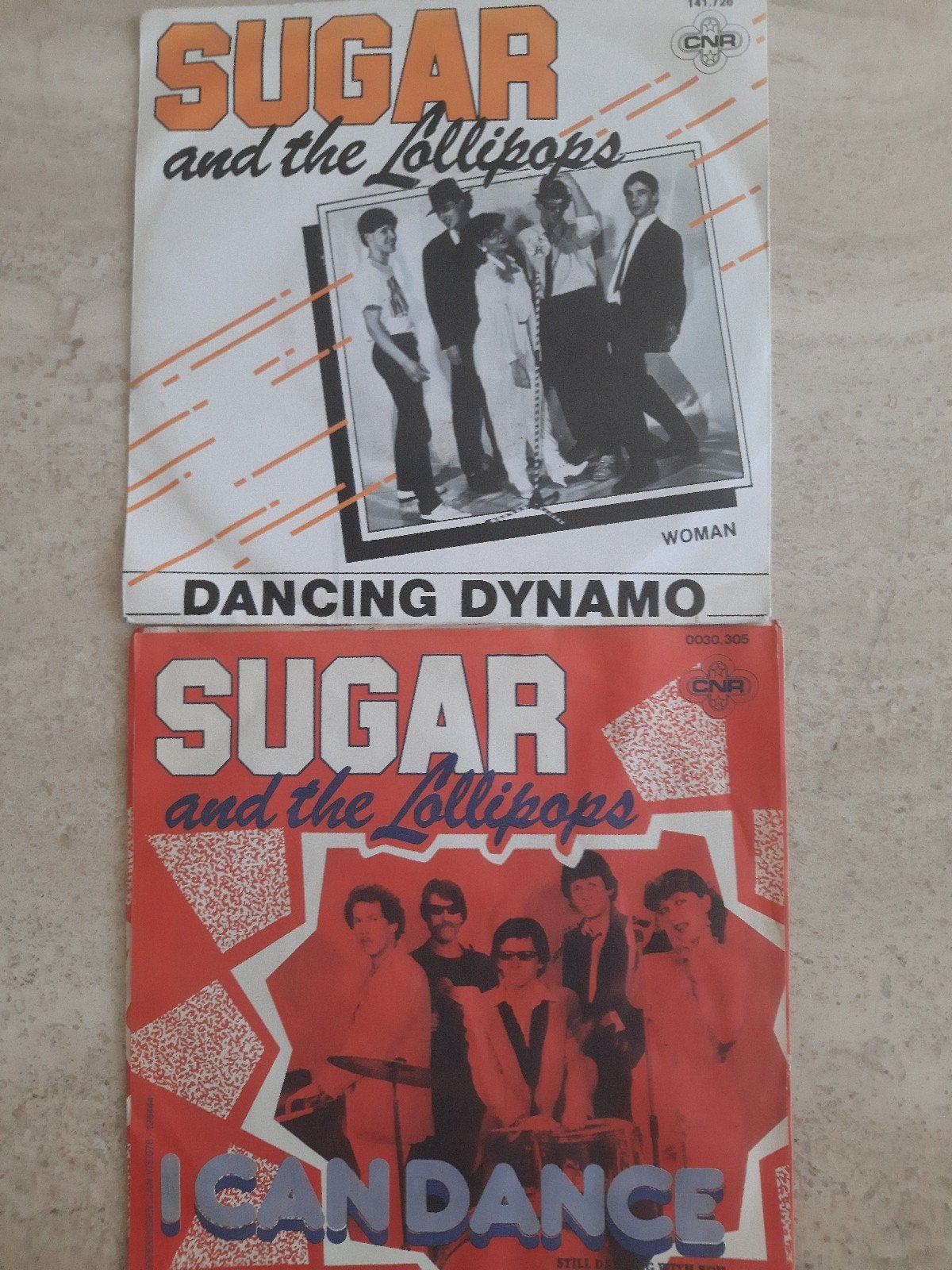 2x vinyl singels van Sugar and the Lollipops, Ophalen of Verzenden, Zo goed als nieuw, Pop