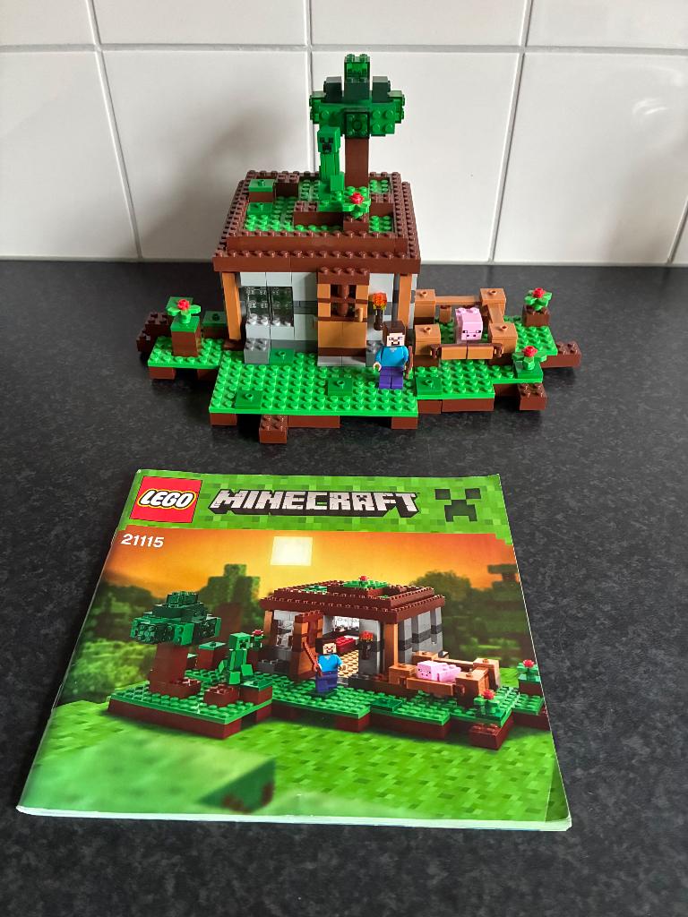 Lego Minecraft 21115, Ophalen, Minecraft, Lego, Zo goed als nieuw