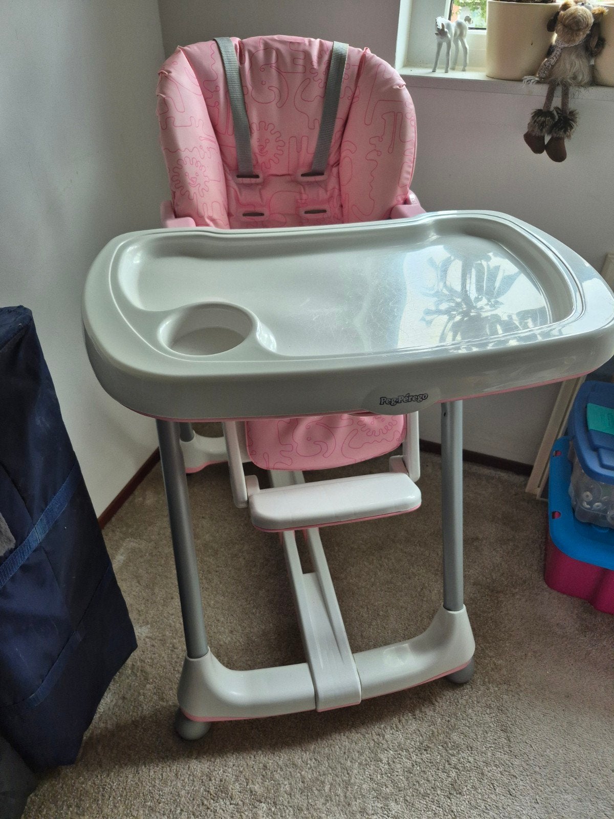Peg Perego Prima Pappa Diner kinderstoel roze, Ophalen