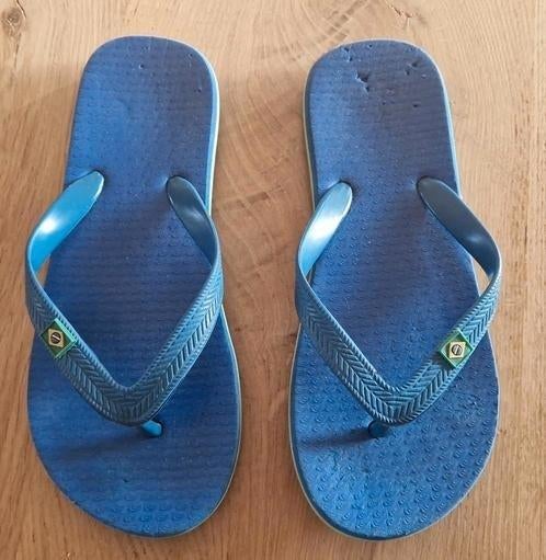 Blauwe Havaianas teenslippers, maat 36, Kinderen en Baby's, Kinderkleding | Schoenen en Sokken, Gebruikt, Overige typen, Ophalen of Verzenden