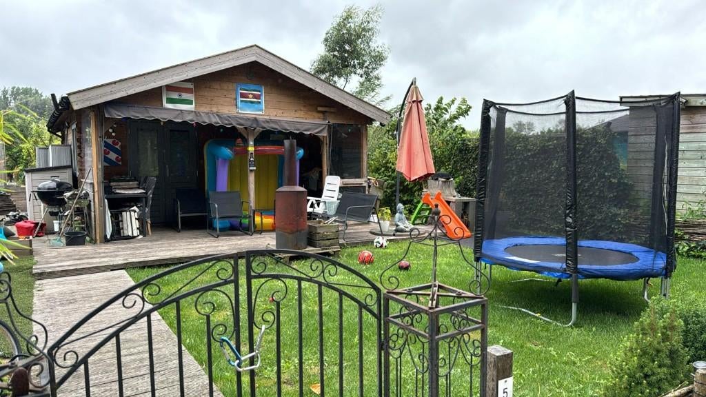 Tuinhuis met berging, Tuin en Terras, Tuinhuizen, Ophalen, Gebruikt, 400 cm of meer, 500 cm of meer