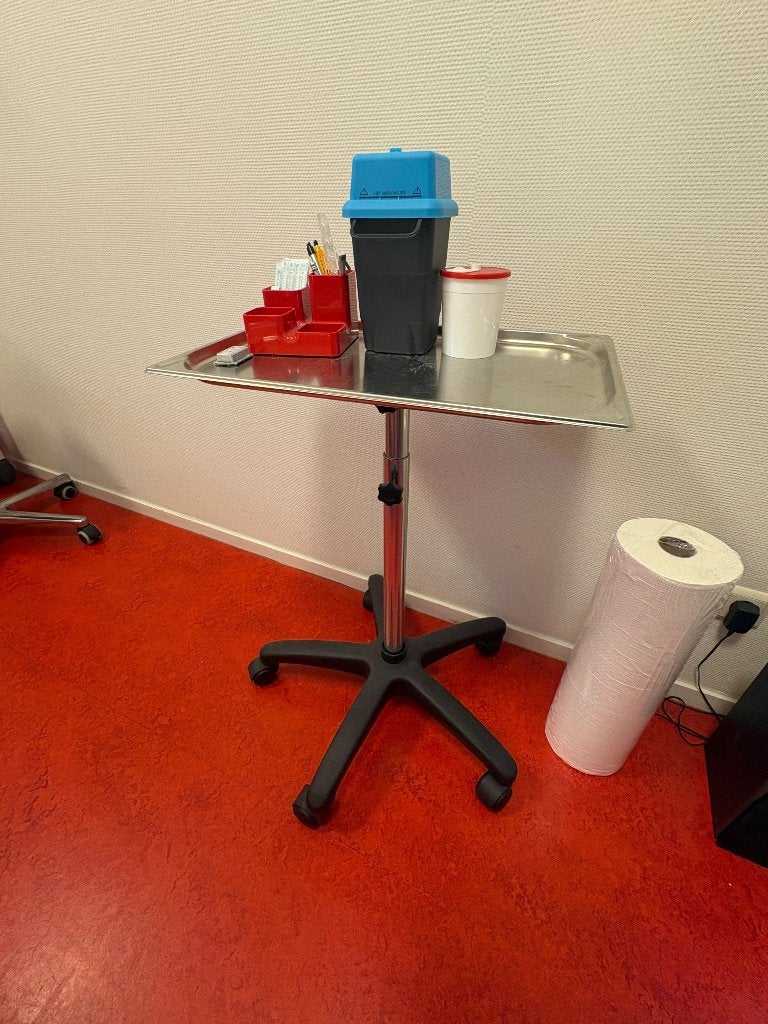 Mayo- / instrumententafel, Ophalen, Gebruikt