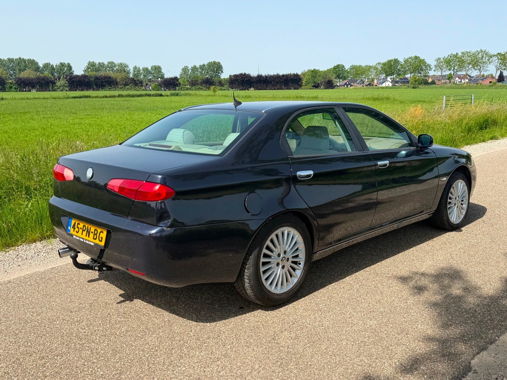 Alfa Romeo 166 2.0 T.Spark Business Edition APK 05-2027 Airc, Auto's, Voorwielaandrijving, Stof, Gebruikt, Beige