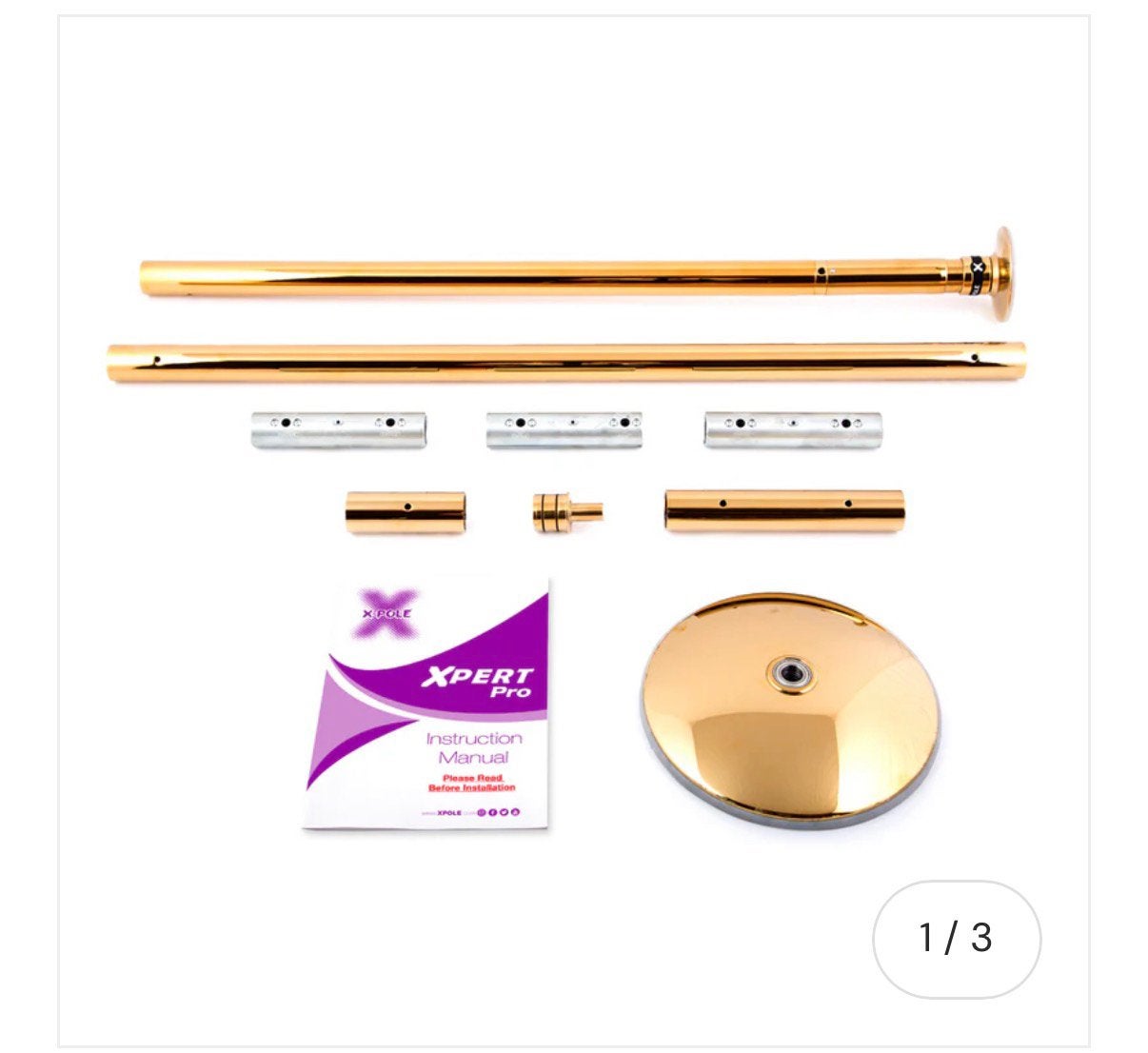 X-pole Xpert Pro Brass, Ophalen of Verzenden, Zo goed als nieuw, Overige typen