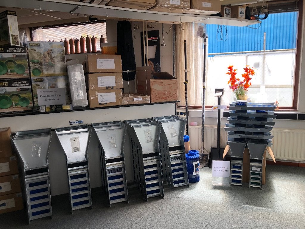 Goud zoeken in Frankrijk met een sluisbox Metaaldetector, Hobby en Vrije tijd, Metaaldetectors, Ophalen of Verzenden, Nieuw