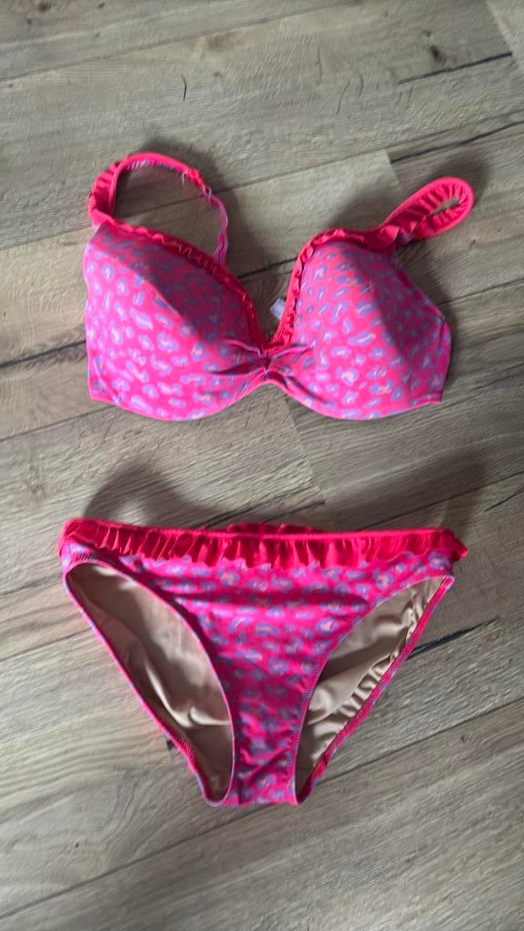 Marie  jo roze bikini top maat 85 e slip  m40, Ophalen of Verzenden, Zo goed als nieuw, Roze, Bikini