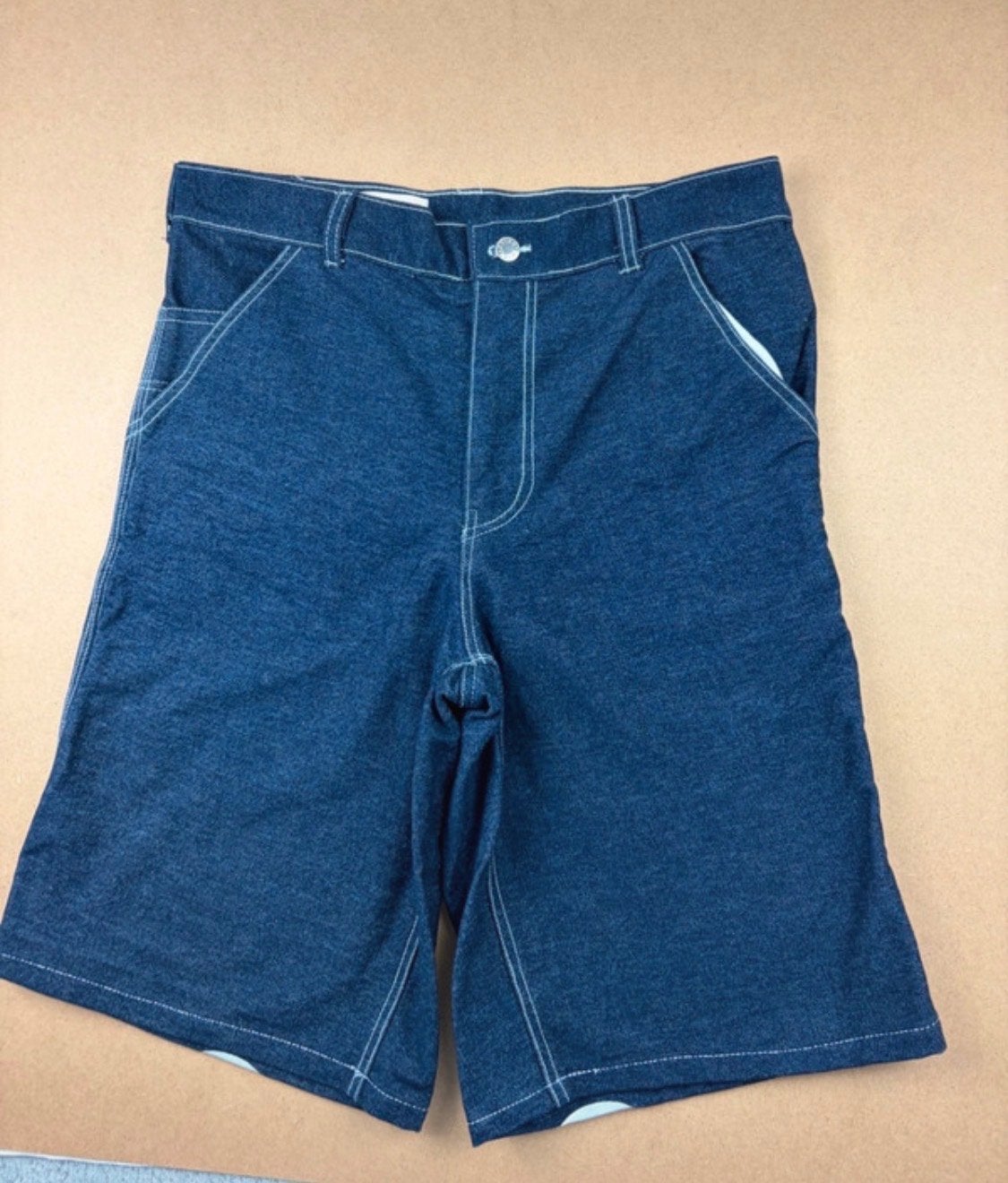 EVISU Denim Shorts Maat W32 - Zo goed als nieuw, Ophalen of Verzenden, Zo goed als nieuw, Blauw, W32 (confectie 46) of kleiner