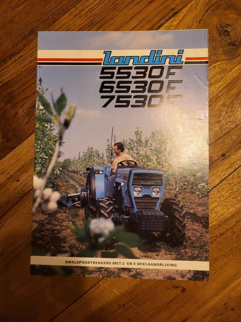 tractor folder Landini 5530F 6530F 7530F, Ophalen of Verzenden, Zo goed als nieuw