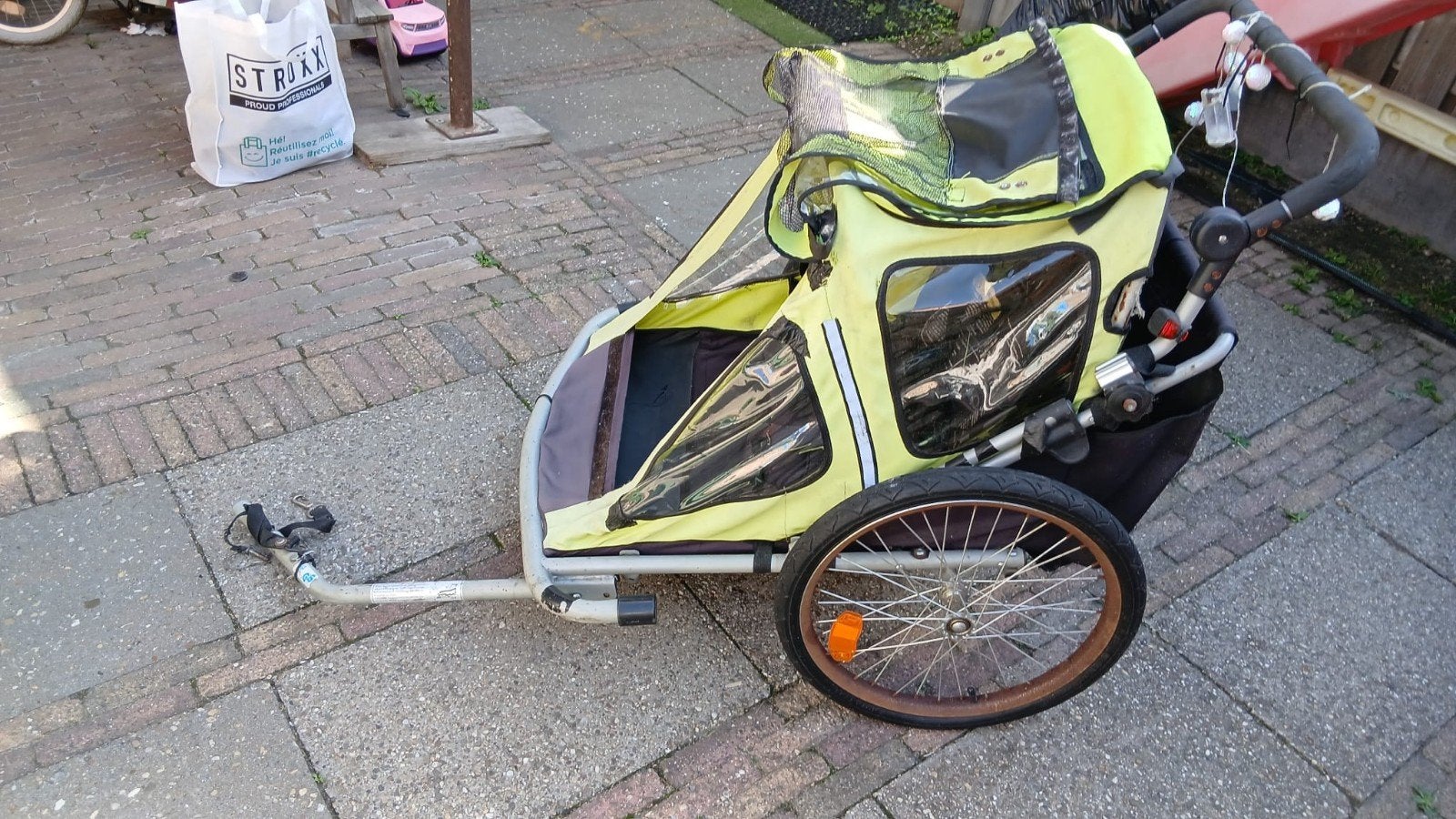 Kinderfietskar - Veilig en Comfortabel, Ophalen, Gebruikt, Kinderkar, 40 tot 60 kg