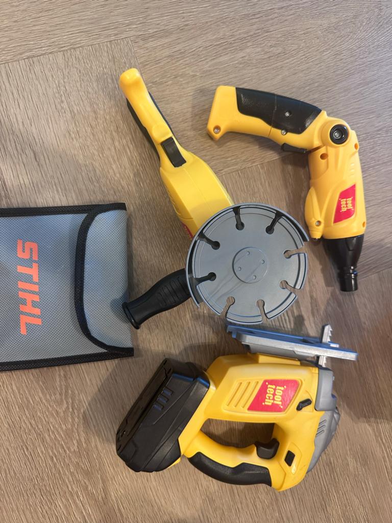 Tool Tech Speelgoed Gereedschap Set, Ophalen of Verzenden, Zo goed als nieuw, Bouwen