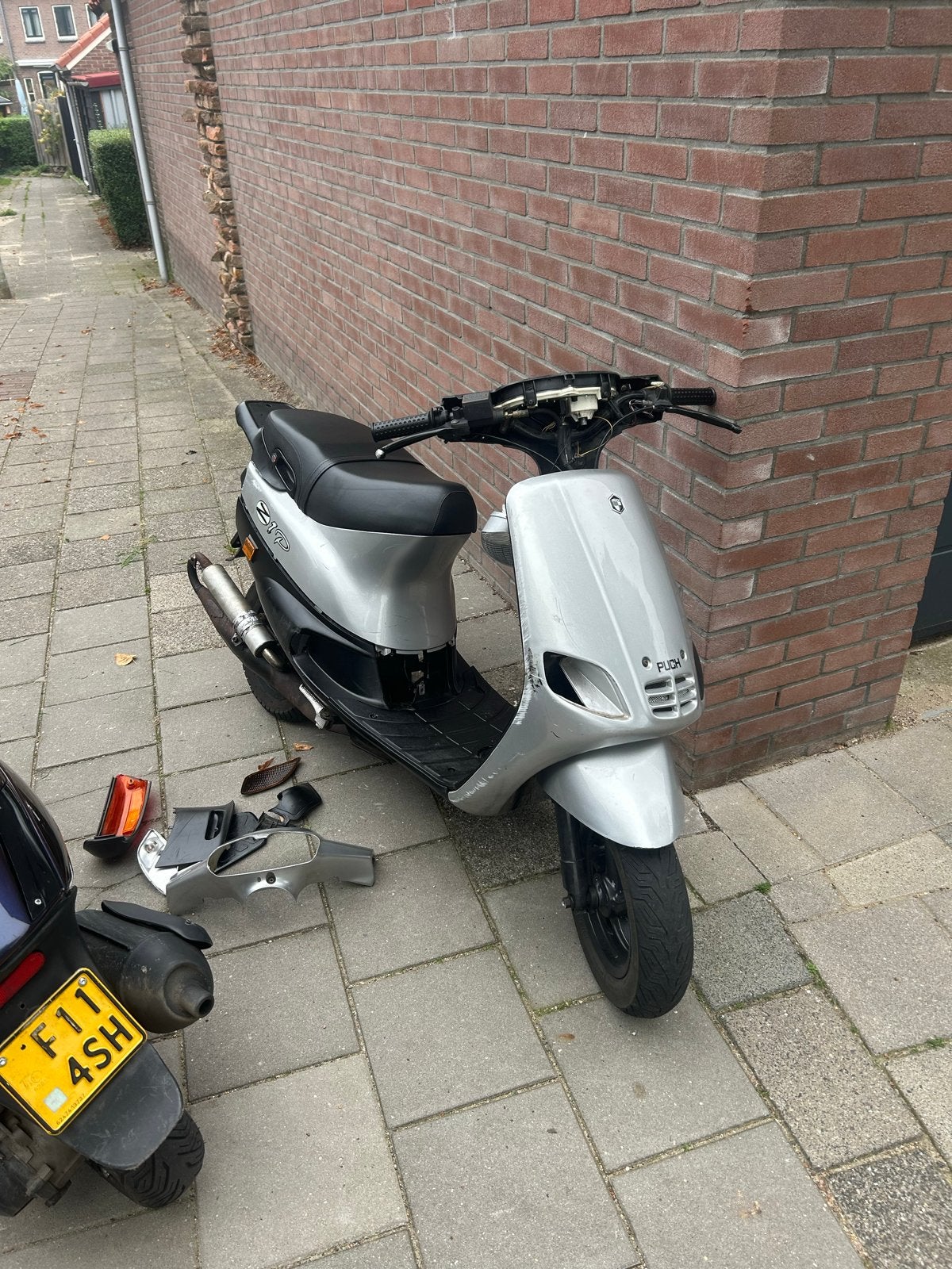 Zip Type 3 Frame met Stuur, Kappen, Zadel en Buddybak, Fietsen en Brommers, Ophalen, Gebruikt, Frame, Piaggio