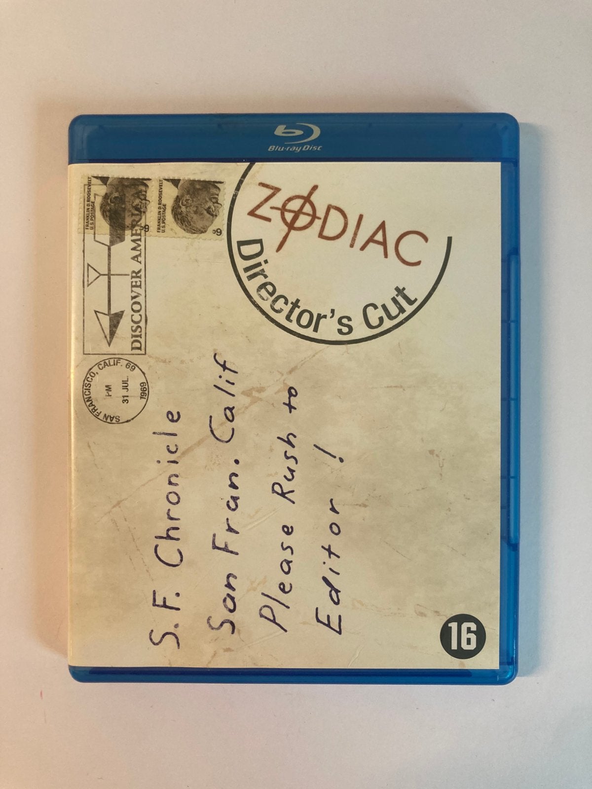Zodiac, 2007 / BLU-RAY / Director’s Cut / David Fincher, Cd's en Dvd's, Blu-ray, Ophalen of Verzenden, Zo goed als nieuw, Thrillers en Misdaad