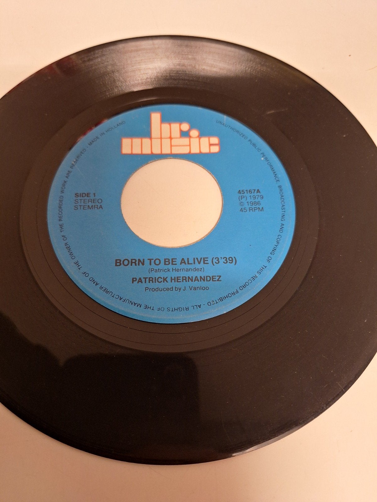 Patrick Hernandez - Born to be alive, 1979., Verzenden, 7 inch