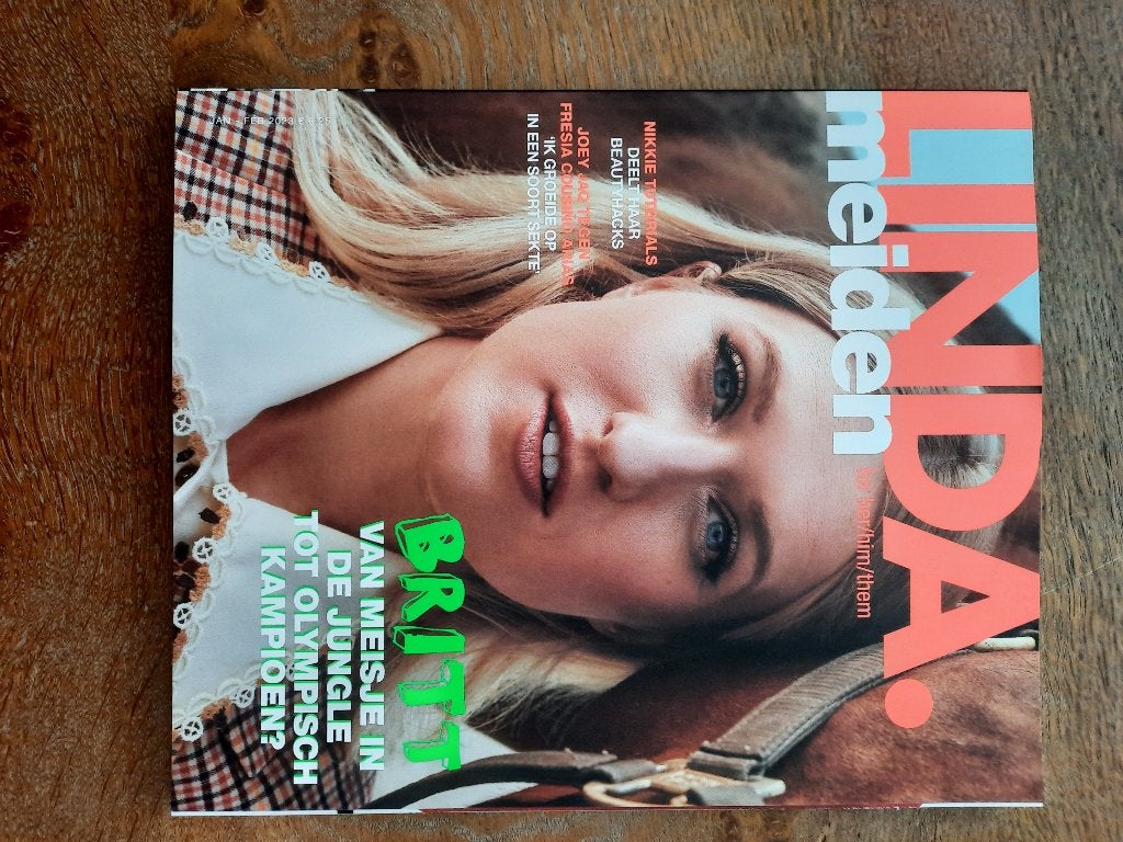 LINDA MEIDEN Glossy Magazine Editie Jan.Febr 2023 Nieuwstaat, Boeken, Ophalen of Verzenden, Zo goed als nieuw, Glossy