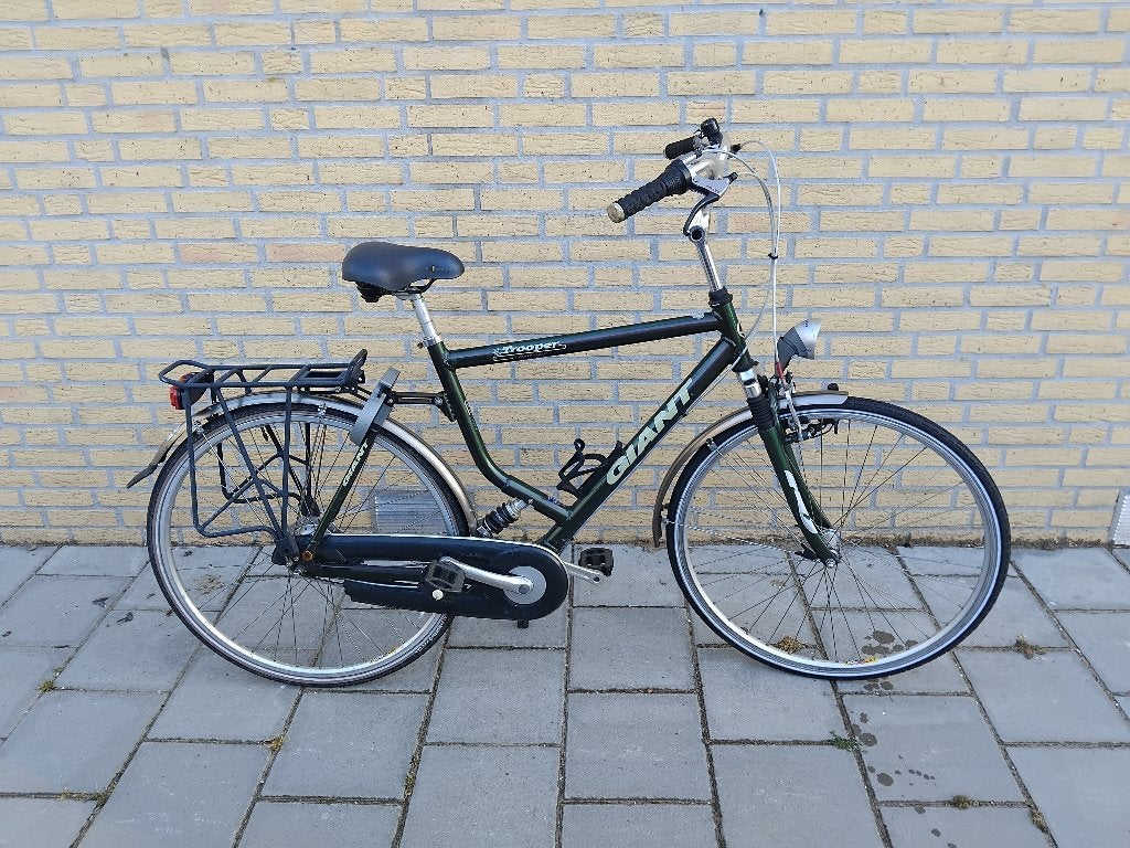 Giant Trooper 56 cm herenfiets., Gebruikt, Versnellingen, 53 tot 57 cm, Ophalen