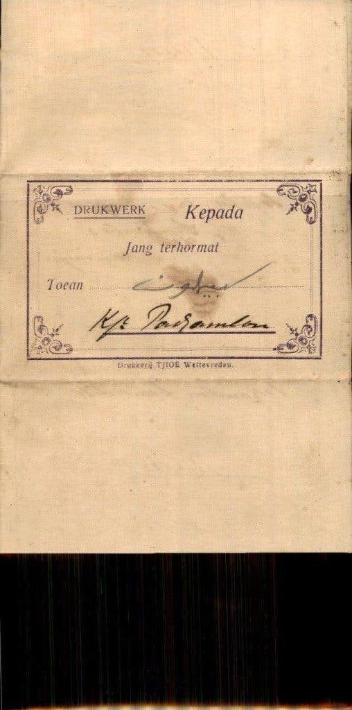 Nederlands Indië - Mengoendang - 1900, Verzenden, Overige typen