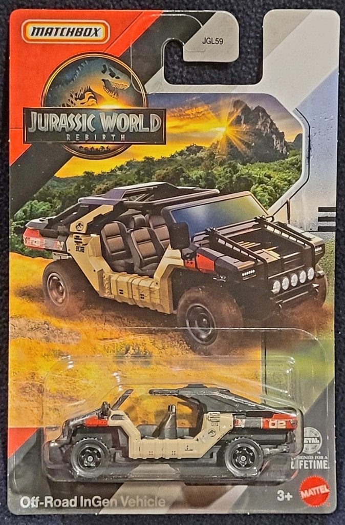 Matchbox: Jurassic World Rebirth: Off-Road InGen Vehicle, ., Nieuw, Ophalen of Verzenden, .