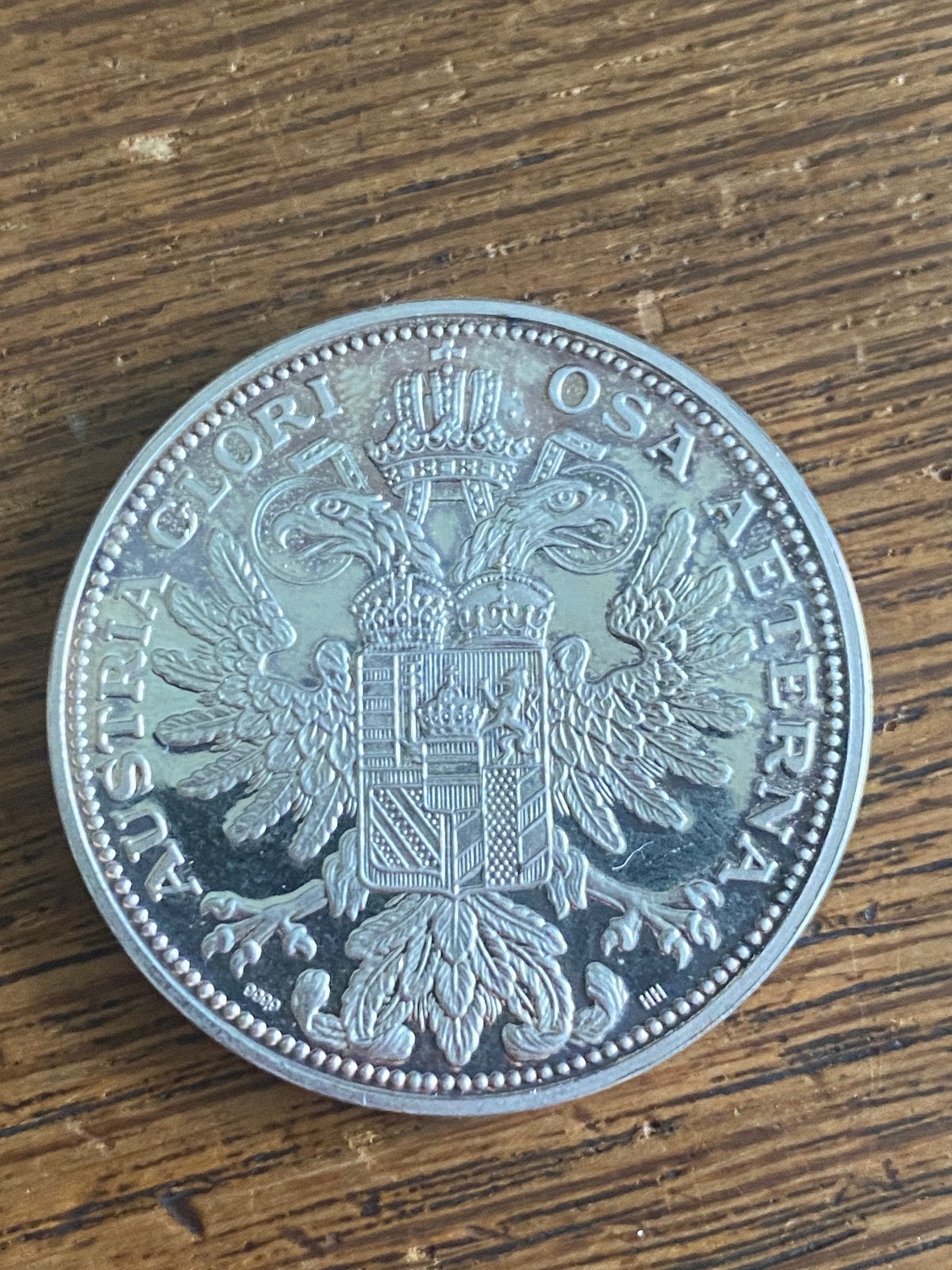 Maria Theresia zilveren munt/penning, Postzegels en Munten, Munten | Europa | Niet-Euromunten, Verzenden, Oostenrijk, Losse munt