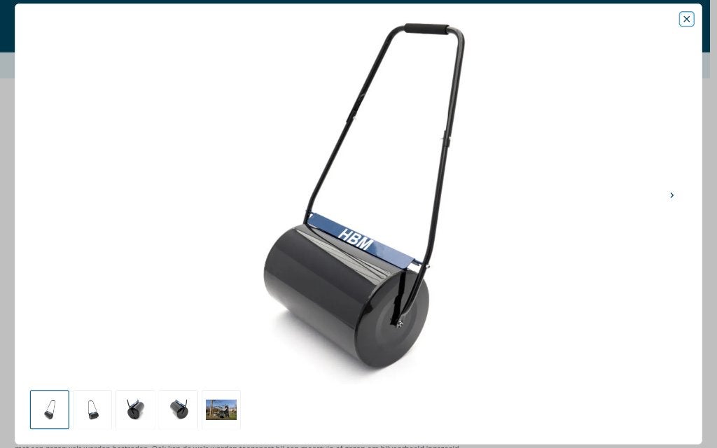 BIEDEN: HBM Gazonroller / gazonwals  / tuinwals 50 cm ZGAN!, Tuin en Terras, Hand-tuingereedschap, Ophalen, Zo goed als nieuw
