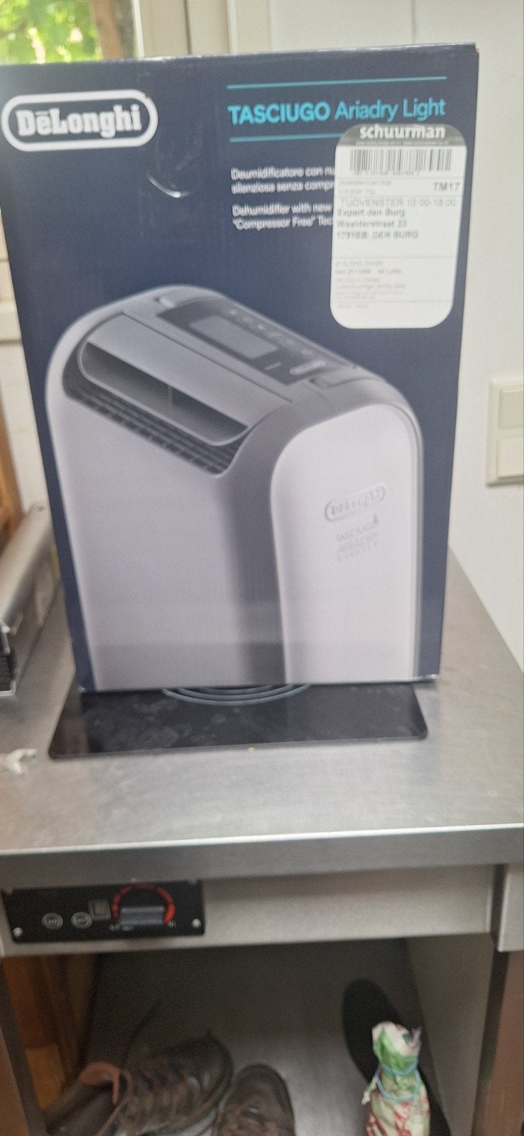 DeLonghi Tasciugo Ariadry Light ontvochtiger zgan, Witgoed en Apparatuur, Luchtbehandelingsapparatuur, Ophalen of Verzenden, Zo goed als nieuw