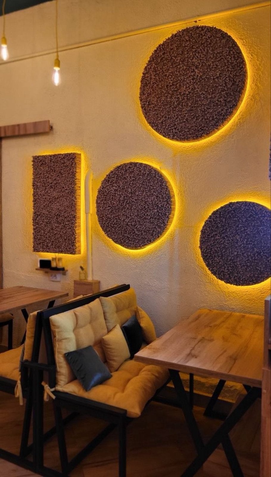 Decoratieve wandpanelen van 100% natuurlijk riet, Ophalen of Verzenden, Zo goed als nieuw