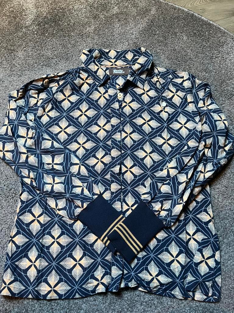 4FF Four Funky Flavours blouse, Ophalen of Verzenden, Zo goed als nieuw, Maat 38/40 (M), Blauw