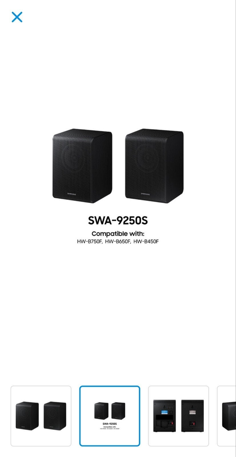 Samsung SWA-9250S/XN Draadloze Achterspeakers, Geschikt voor surround/home cinema, Ophalen of Verzenden, Nieuw, Surroundset
