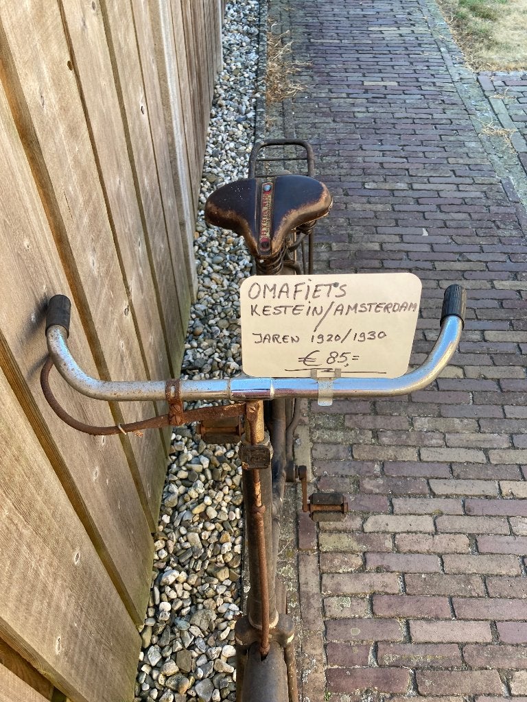 Aangeboden : 100 jaar Oude KESTEIN Amsterdam Oma Fiets ., Ophalen, Overige merken, Jaren '20 of ouder
