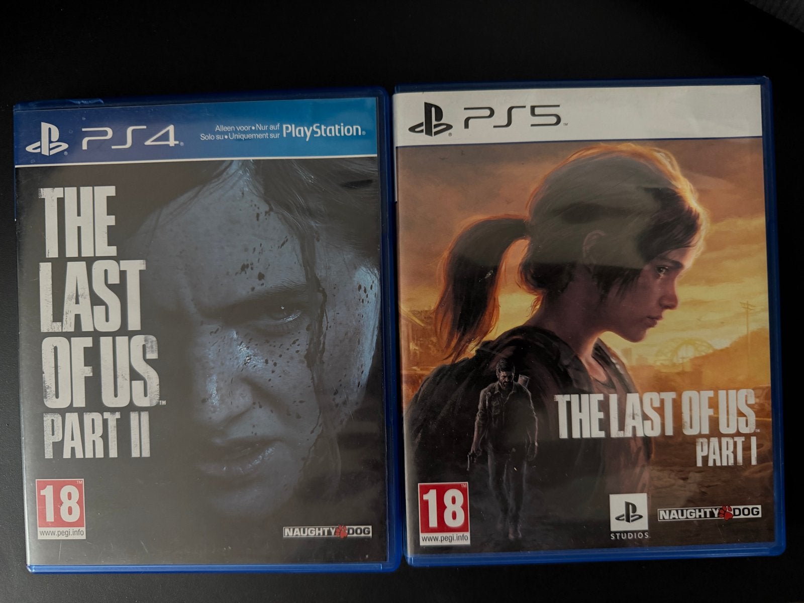 The Last of Us Part I (PS5) & Part II (PS4) - Zo goed als ni, Avontuur en Actie, Vanaf 18 jaar, 1 speler, Ophalen of Verzenden