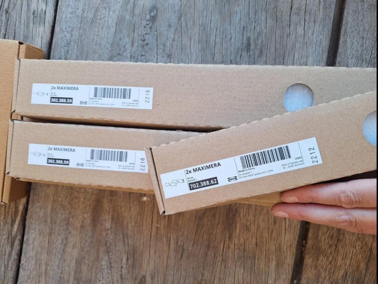 Ikea ladezijkanten van glas van Maxime, Huis en Inrichting, Nieuw, Minder dan 100 cm, 50 tot 75 cm, 50 tot 100 cm