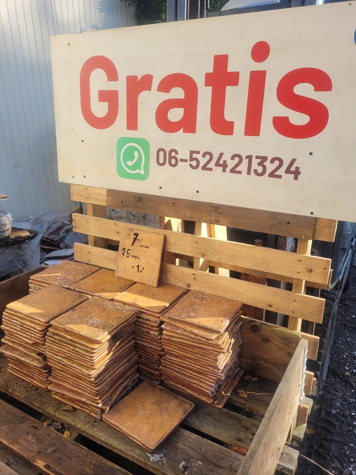 vloer/ wandtegel terracotta uitstraling., Ophalen, 5 tot 10 m², Zo goed als nieuw, 20 tot 40 cm