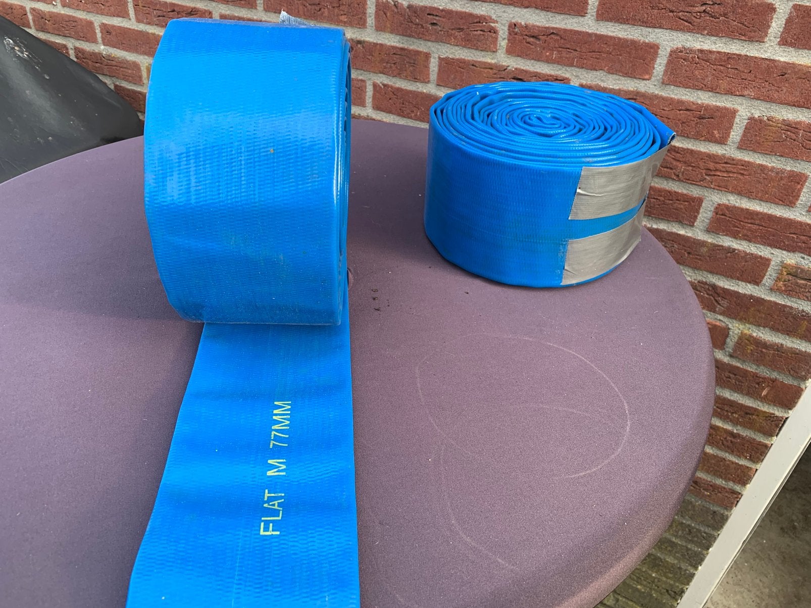 Tijdelijke hemelwaterafvoer 70 mm rond, Ophalen, Pvc, 6 meter of meer, 60 tot 80 mm