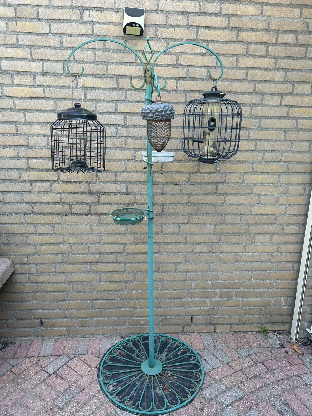 Vogel-voederpaalsysteem + voer (nw.prijs ex voer €185), Ophalen, Gebruikt