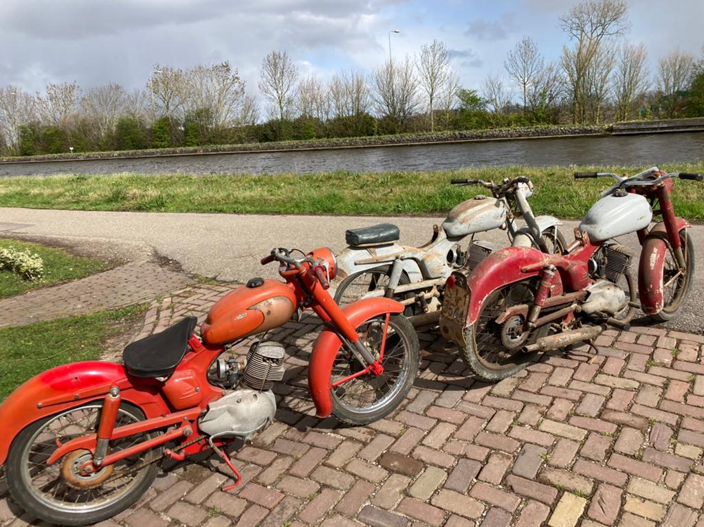 3 x oude ducati 98 uit de jaren 50 opknapper project