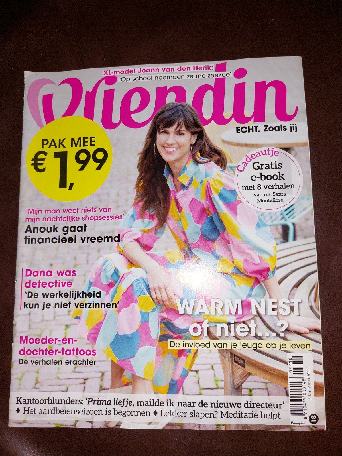 Vriendin Magazine - Editie 3 t/m 9 mei 2022, Boeken, Verzenden, Zo goed als nieuw, Damesbladen