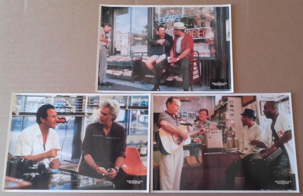 BLUE   IN   THE   FACE      lobbycard set., Verzenden, Zo goed als nieuw, A4 of kleiner, Film en Tv