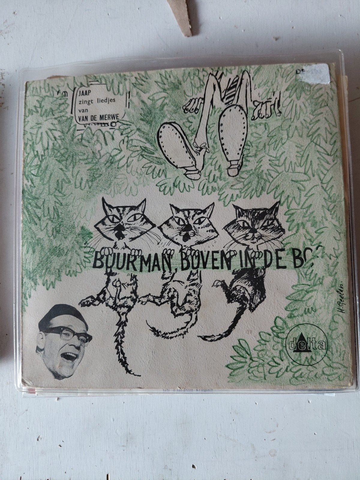 Jaap van de Merwe - Buurman Boven In De Boom (Delta), Cd's en Dvd's, Cd's | Nederlandstalig, Ophalen of Verzenden, Gebruikt, Cabaret of Kleinkunst